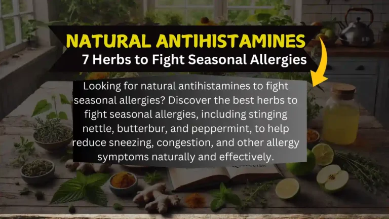 Natural Antihistamines: Herbs to Fight Seasonal Allergies